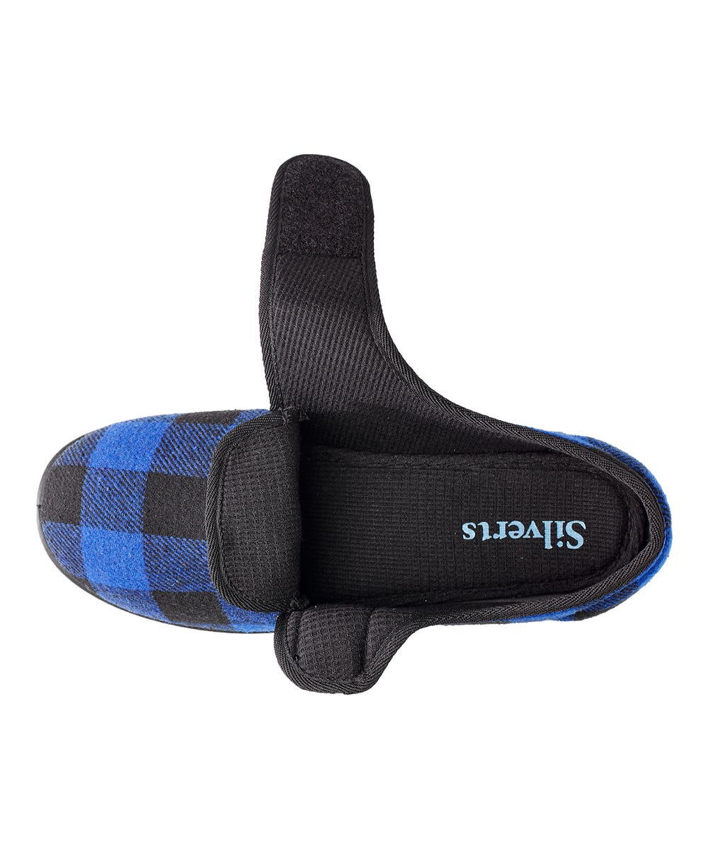 Men's Soft Wide Adjustable Slippers