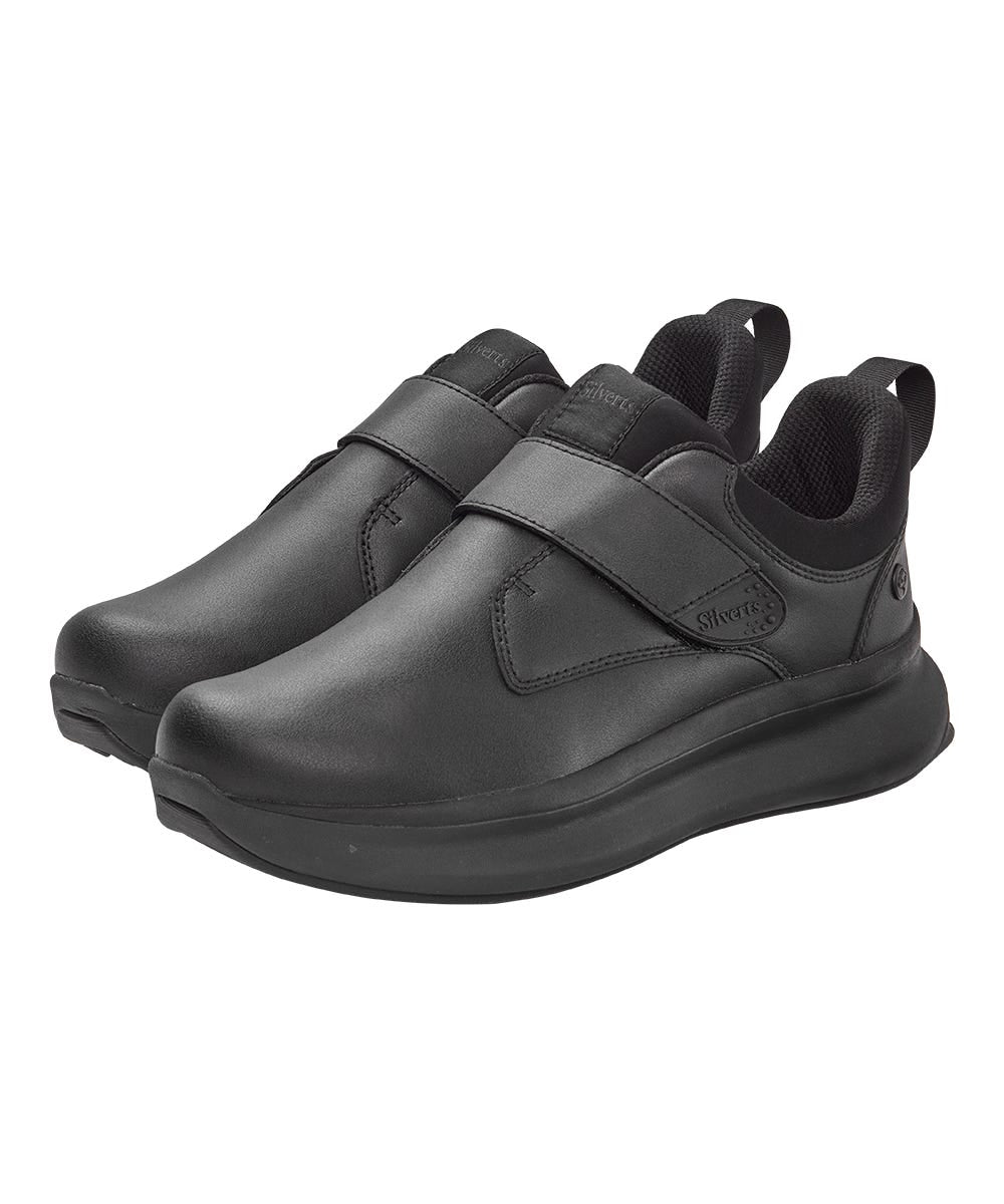 Easy Wear Extra Wide Comfortable Walking Shoes for Men - Classic Single Strap Adjustable Closure