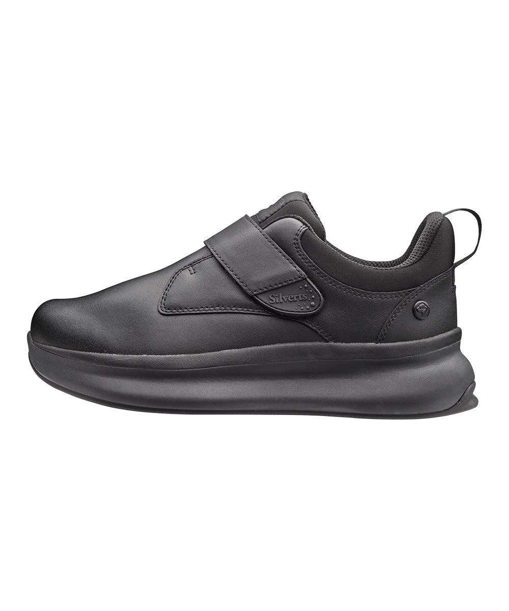 Easy Wear Extra Wide Comfortable Walking Shoes for Men - Classic Single Strap Adjustable Closure