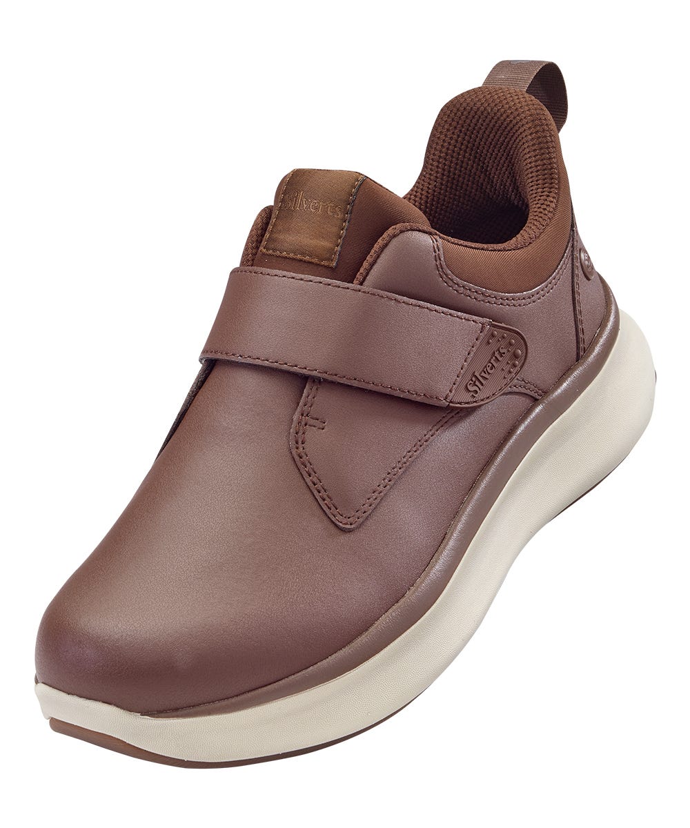 Easy Wear Extra Wide Comfortable Walking Shoes for Men - Classic Single Strap Adjustable Closure
