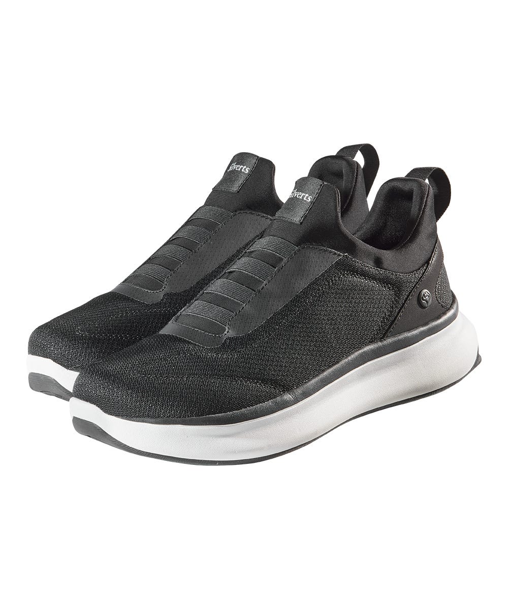 Men's Extra Wide Comfortable Slip On Sneakers Without Laces