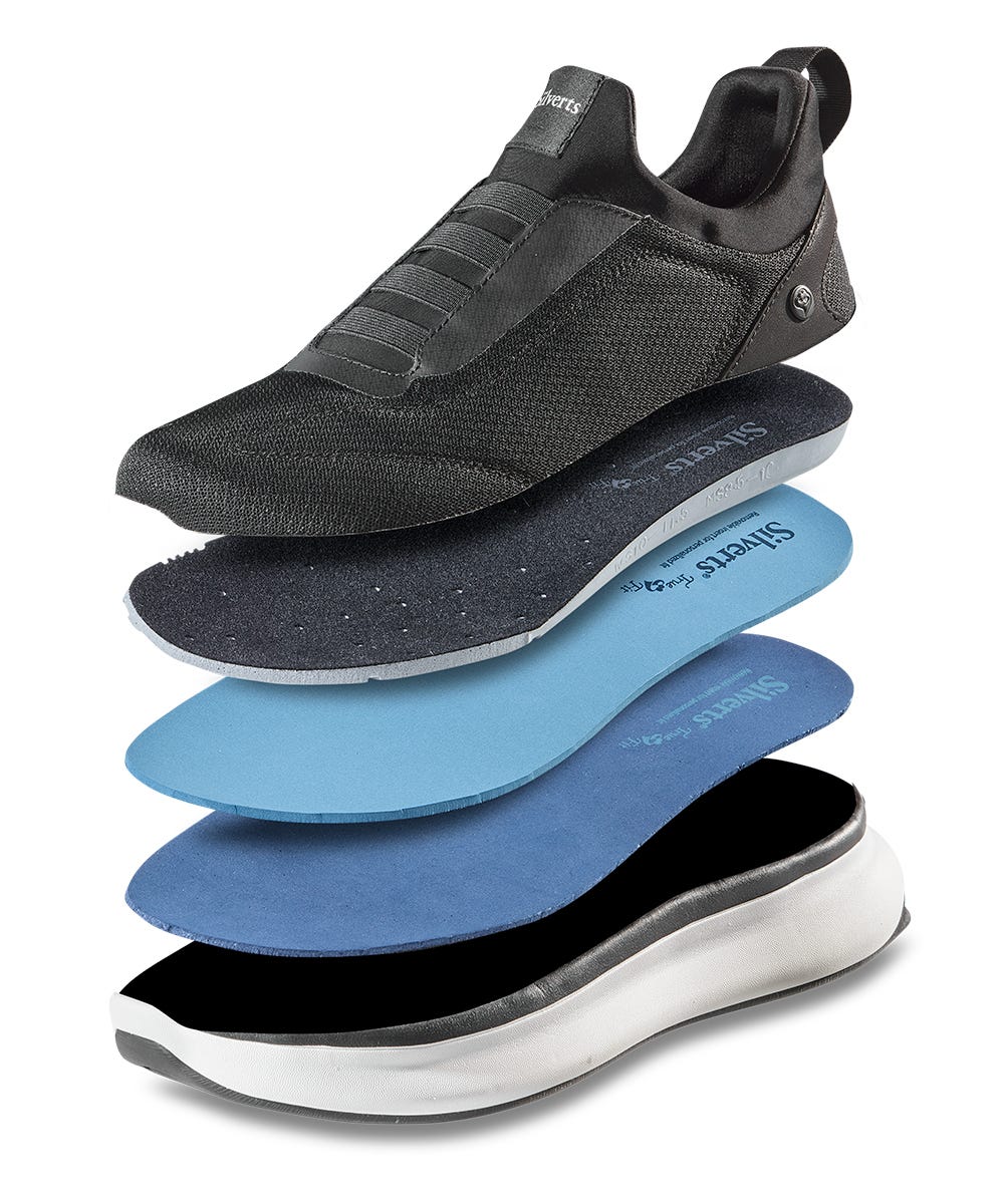 Men's Extra Wide Comfortable Slip On Sneakers Without Laces