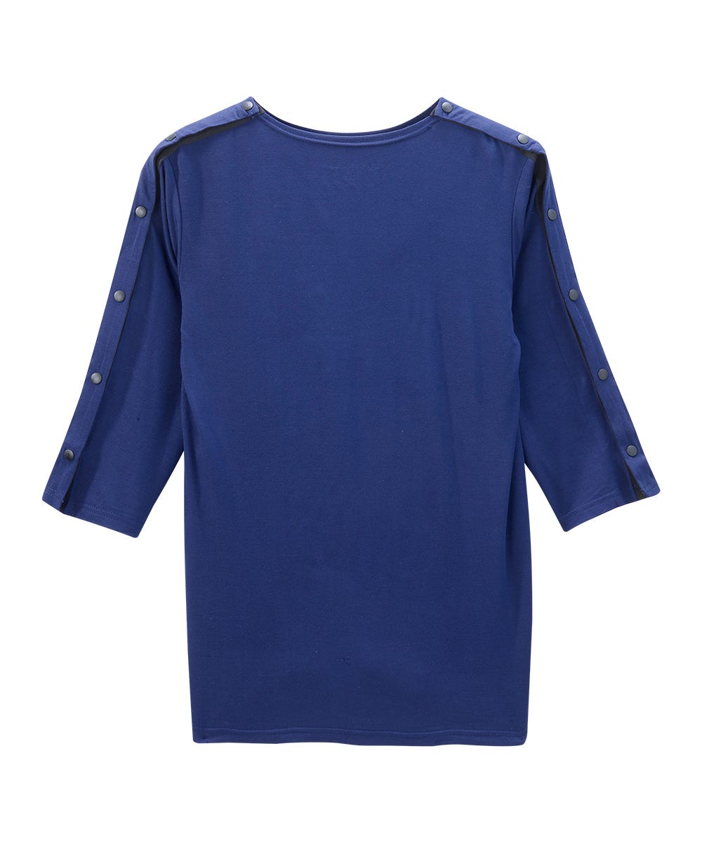 Women's Adaptive Post-Surgical Top With Snaps