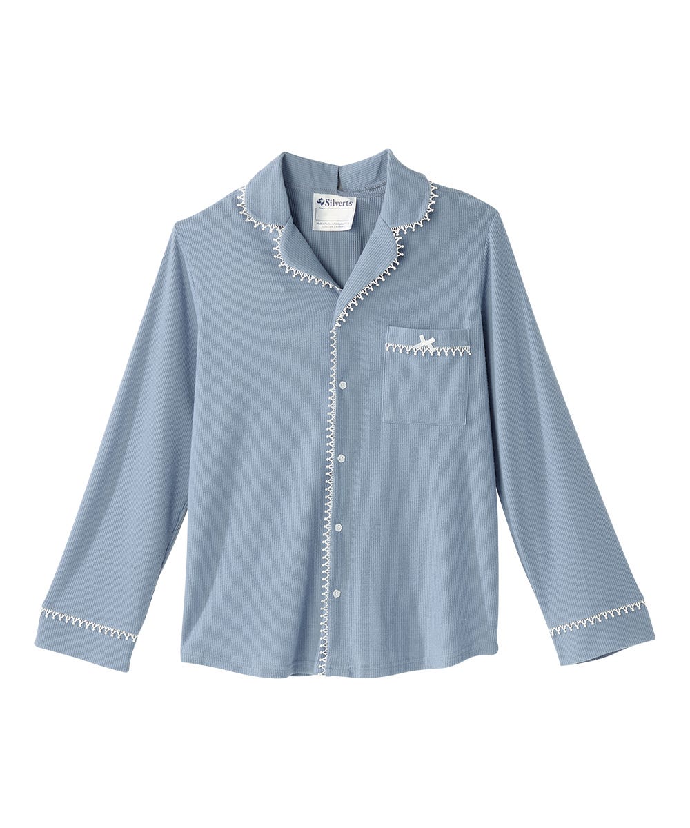 Women's Open Back Top & Pull-On Pant Waffle Knit Pajama Set