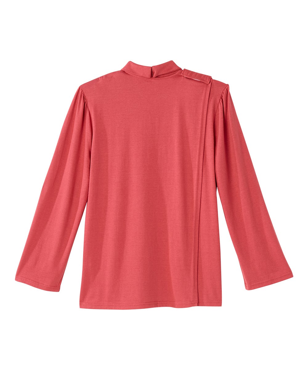 Women's Open Back Long Sleeve Polo & Open Back Pant Set