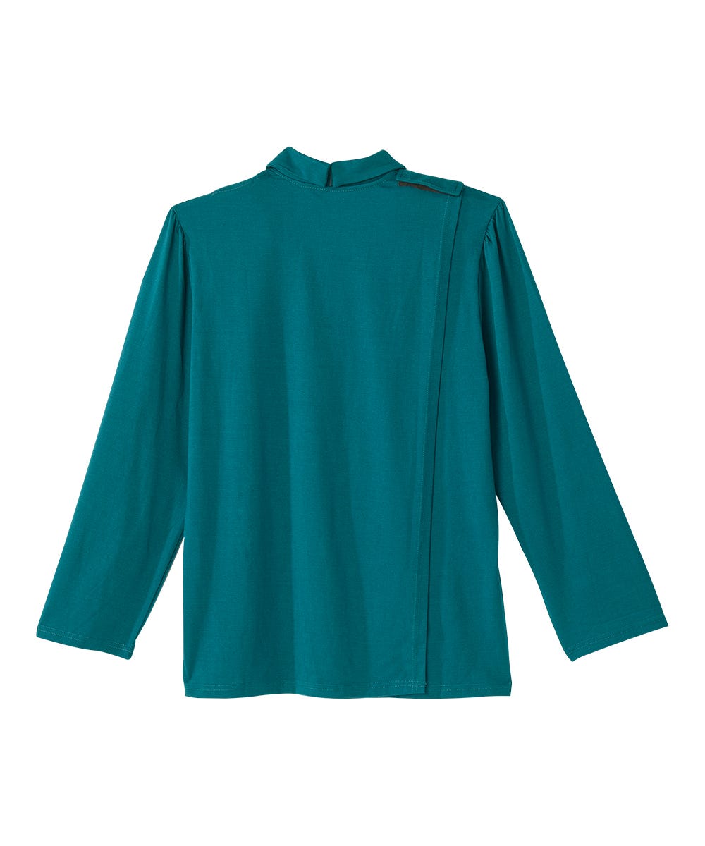 Women's Open Back Long Sleeve Polo & Open Back Pant Set