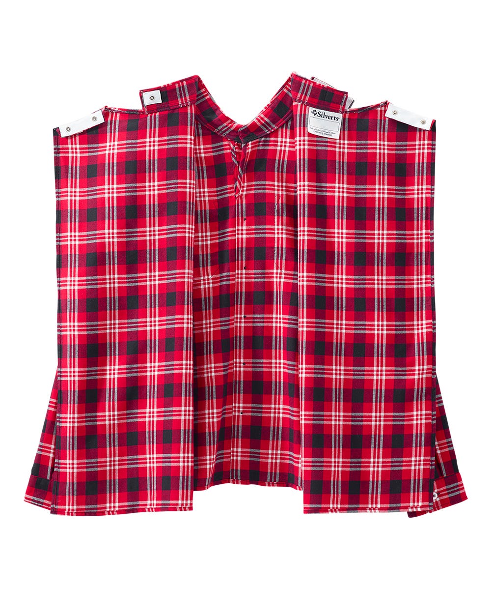 Men's Open Back Flannel Shirt