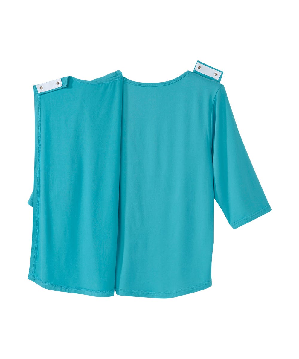 Women's Open Back V-Neck Embellished Top