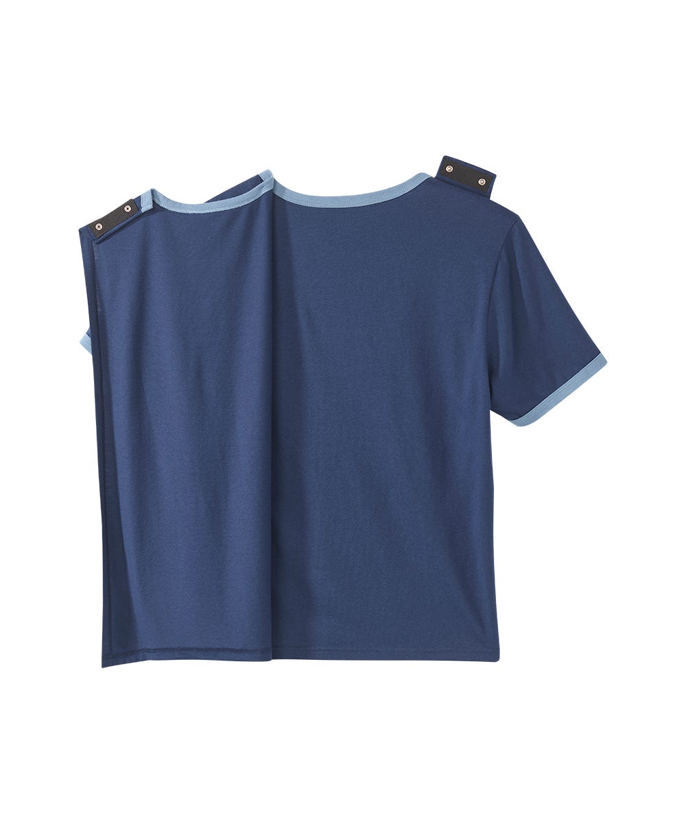 Men's Open Back Colorblock T-Shirt