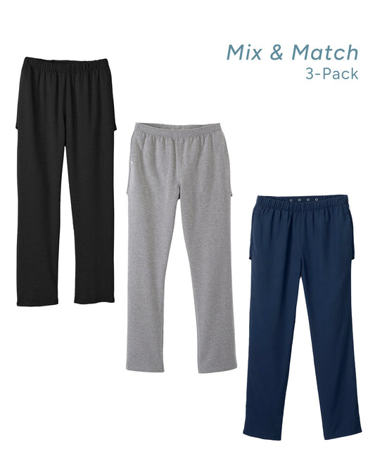 Women's Open Back Pants Essentials Bundle - 3 Pack
